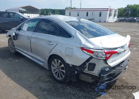 2016 Hyundai Sonata Sport z USA, uszkodzony, nr VIN 5NPE34AF3GH399331